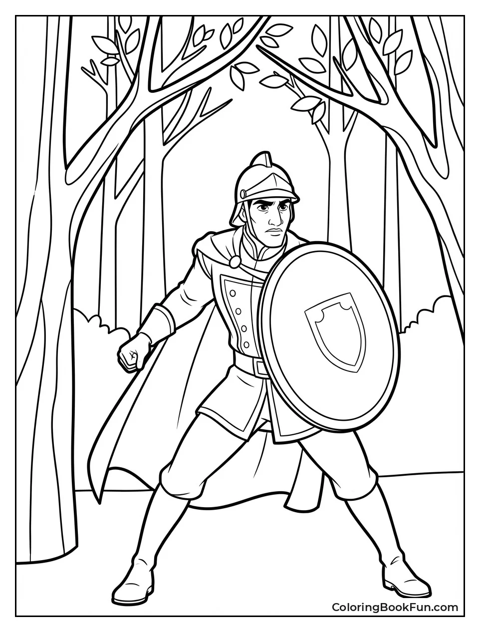 Mattias Guards Forest Path