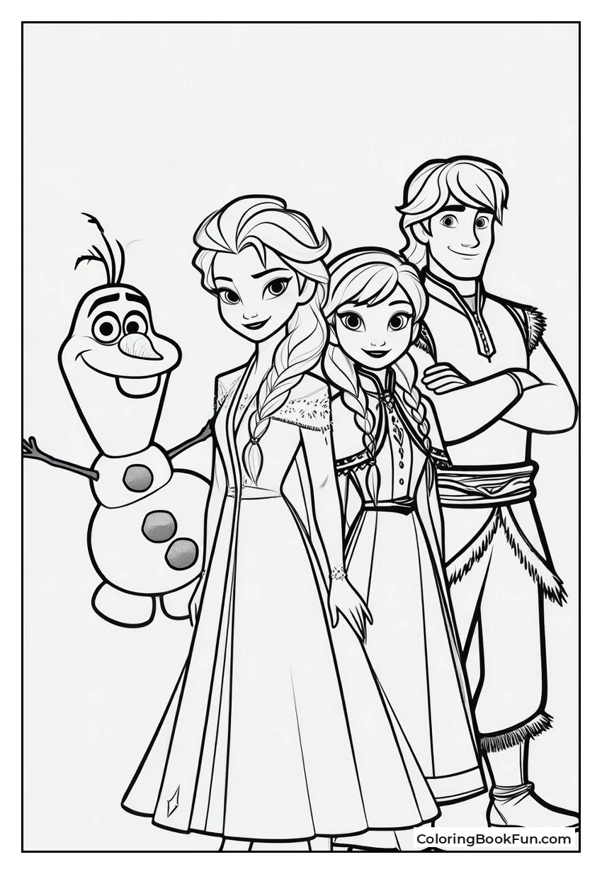 Friends Adventure in Snow