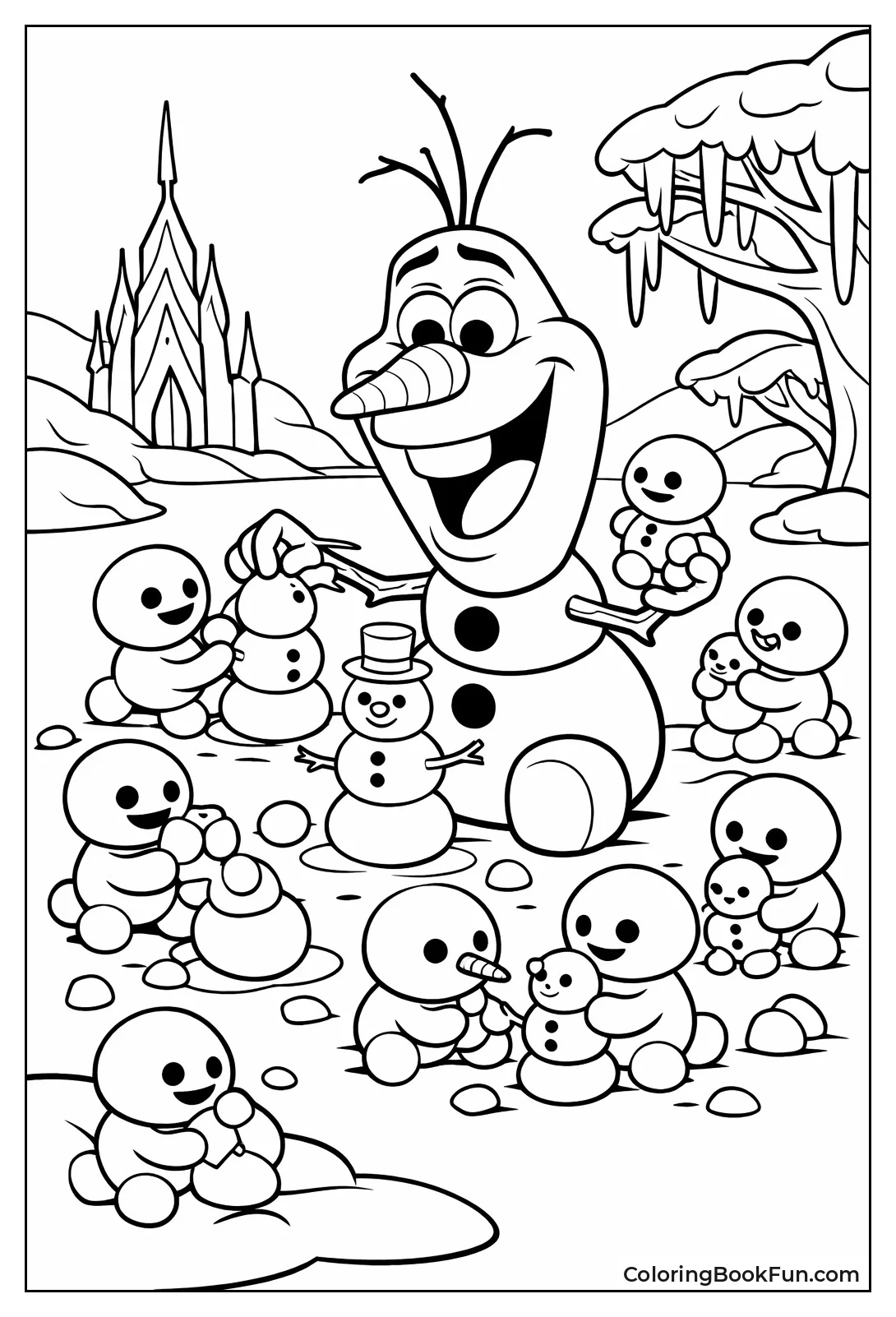 Olaf Builds Snowgies