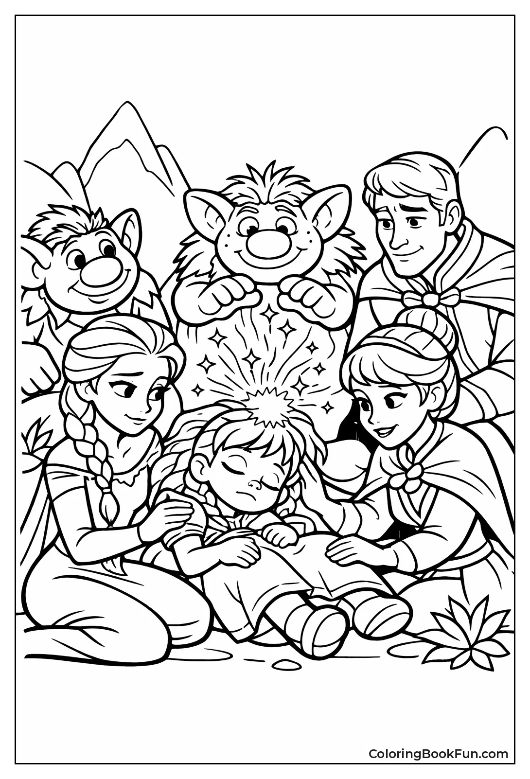 Trolls Heal Anna's Head