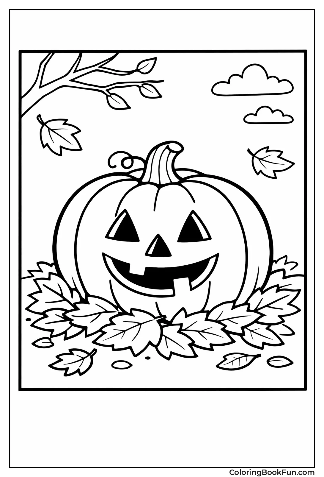 Friendly Jack-o'-lantern Pumpkin