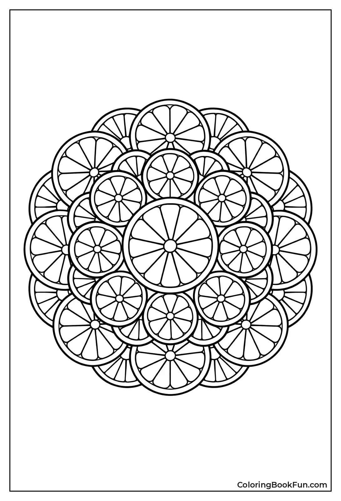 Citrus Mandala Design