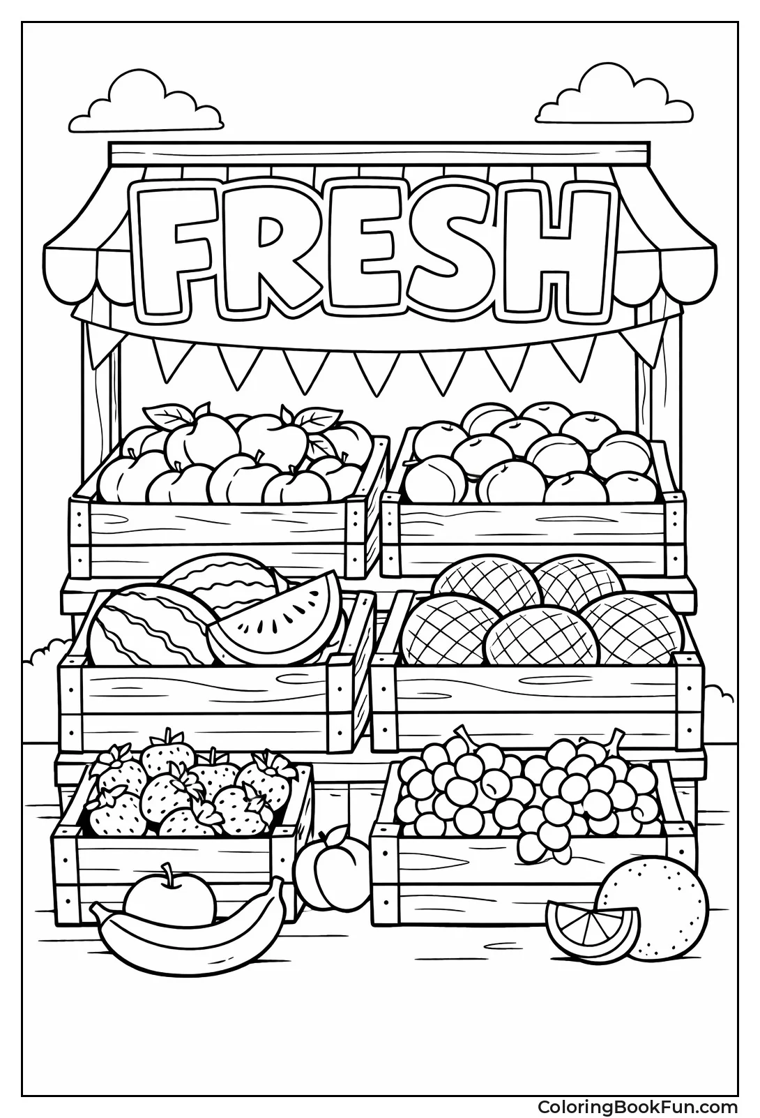 Farmers Market Stand