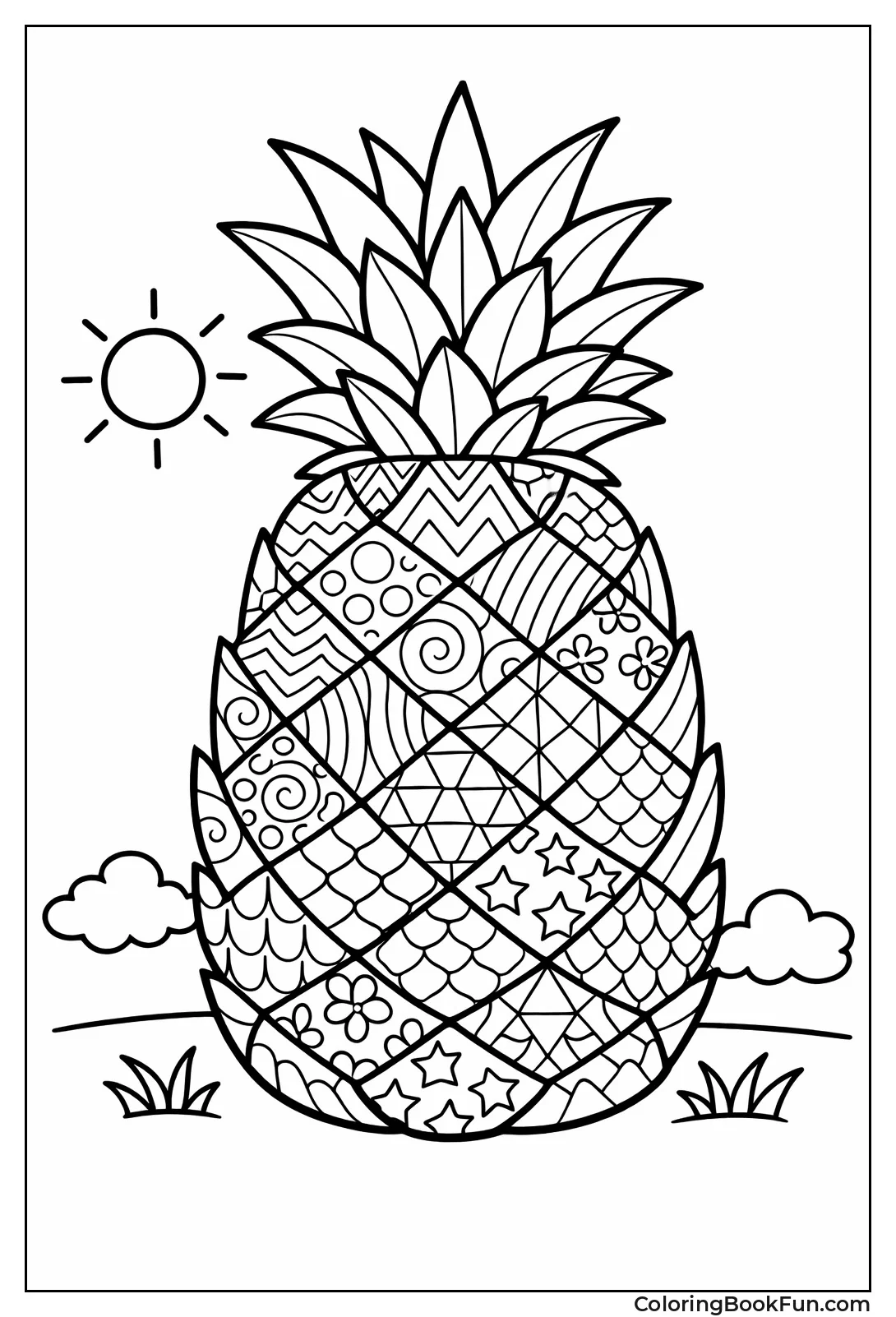 Geometric Pineapple Patterns