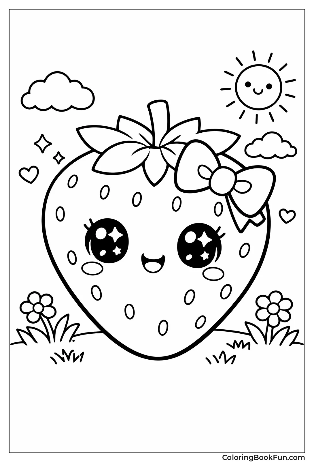 Giant Kawaii Strawberry