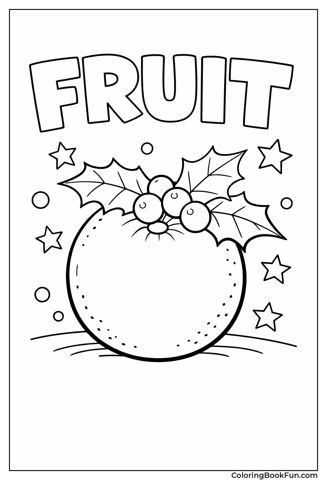 Holly Decorated Orange