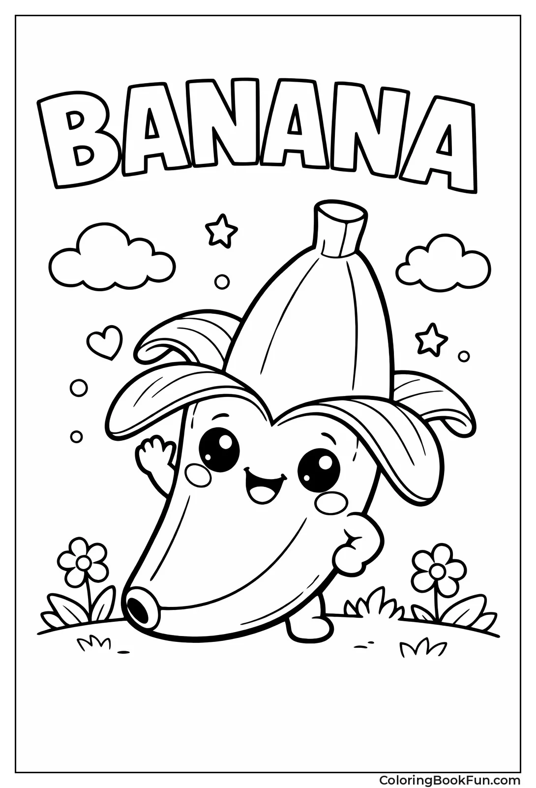 Smiling Kawaii Banana
