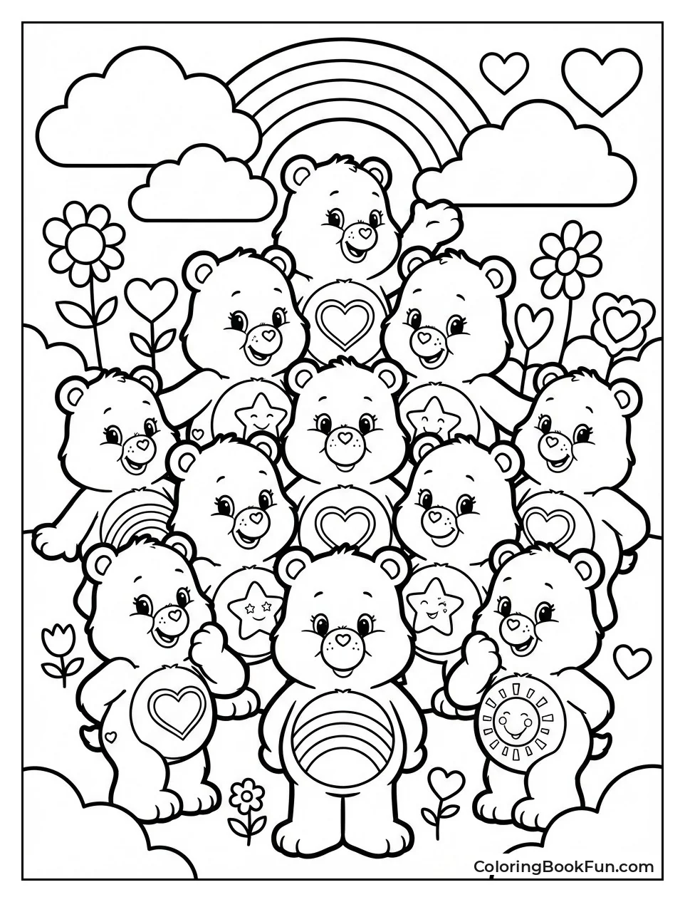 All Care Bears Together