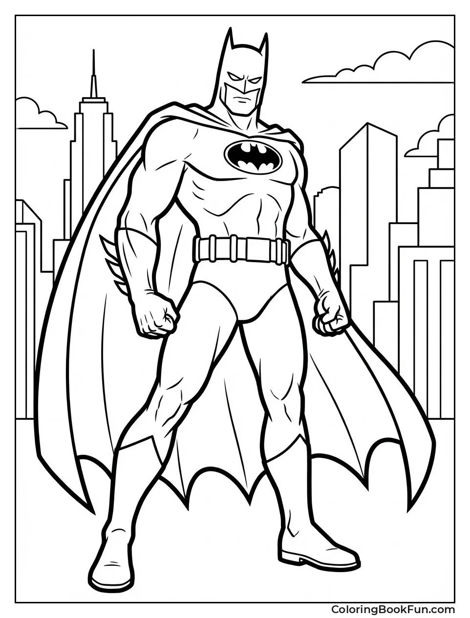 Dynamic Full Batman Pose