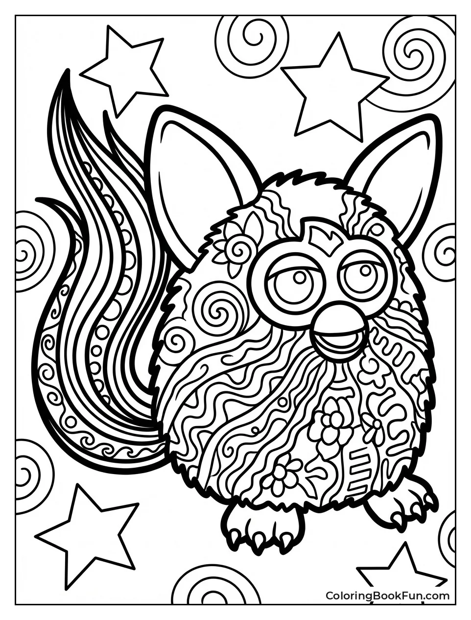 Funky Furby with Tail