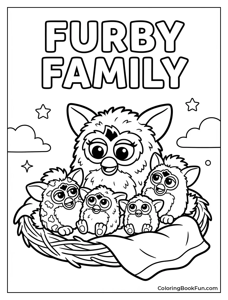Furby Babies Family Cuddle