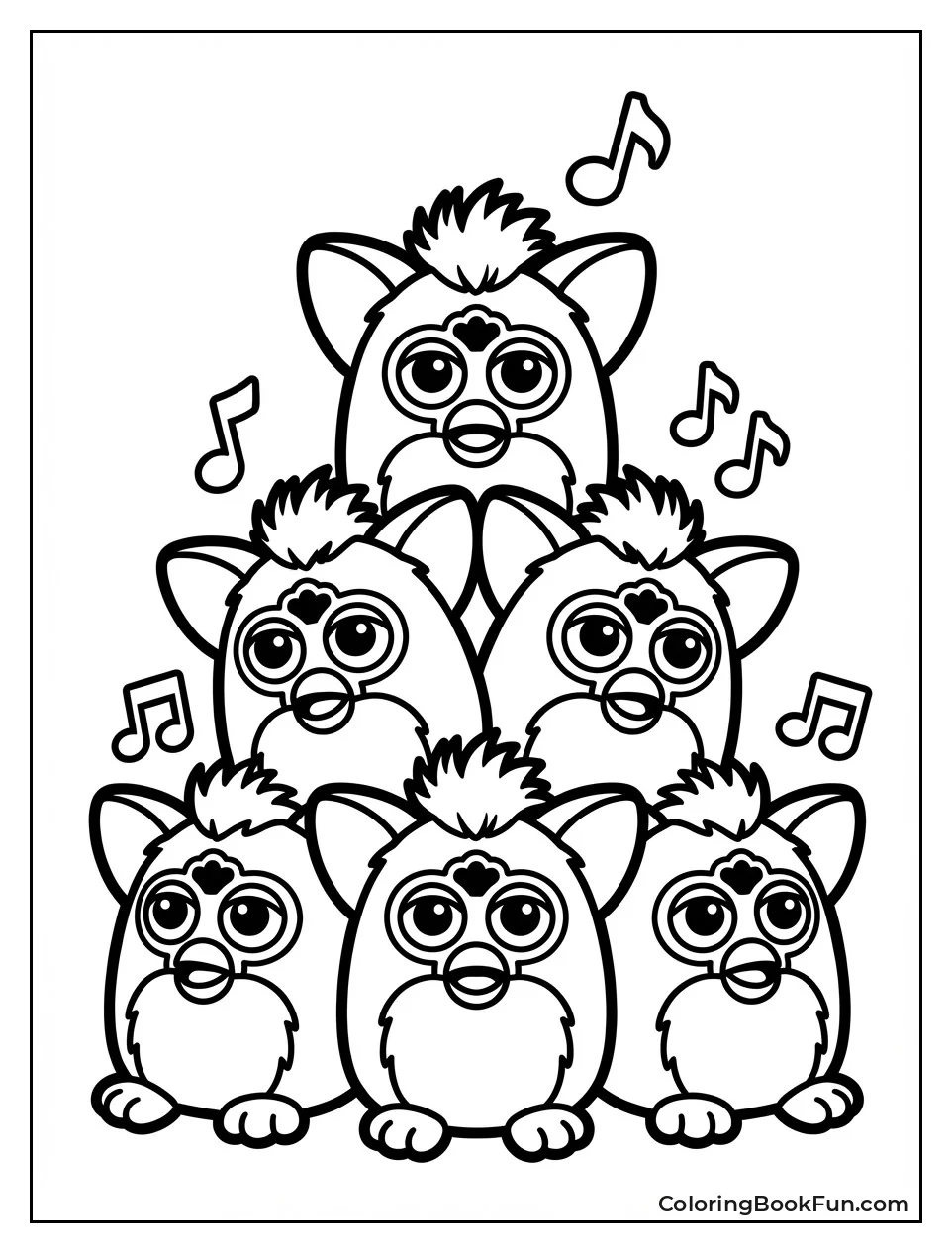 Singing Furblet Choir Stack