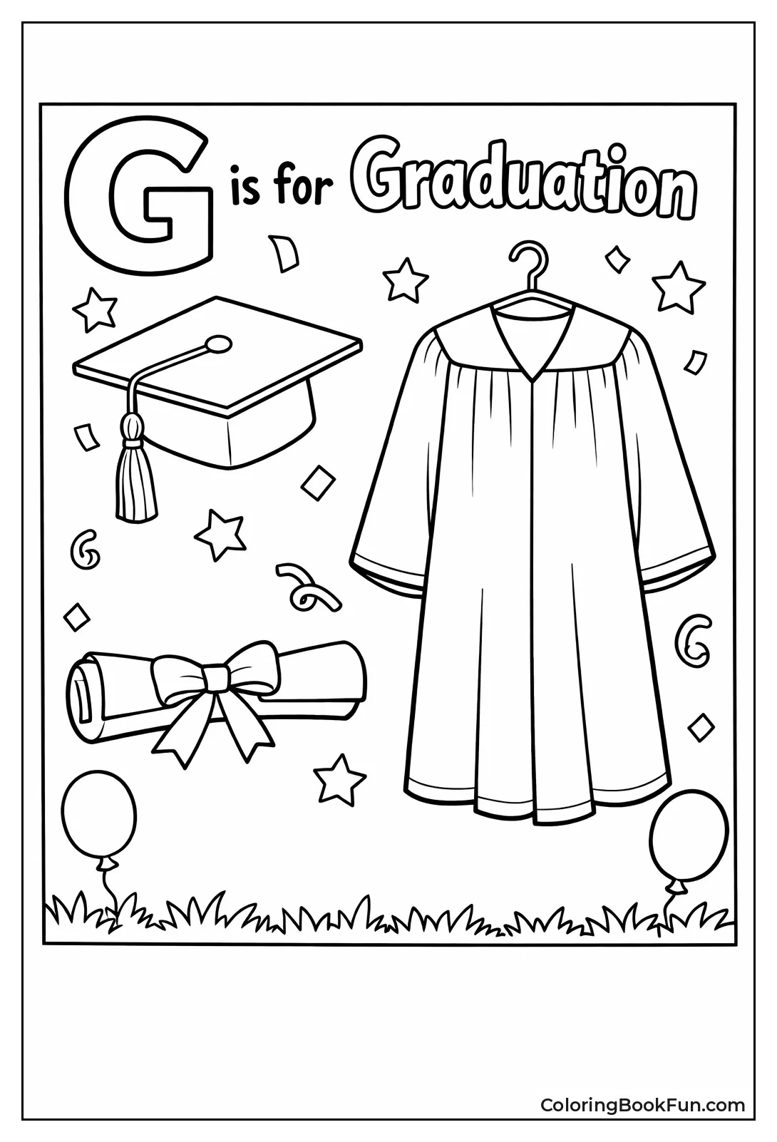 G for Graduation Cap