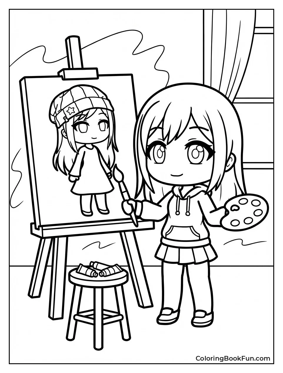 Artist Paints Gacha Masterpiece