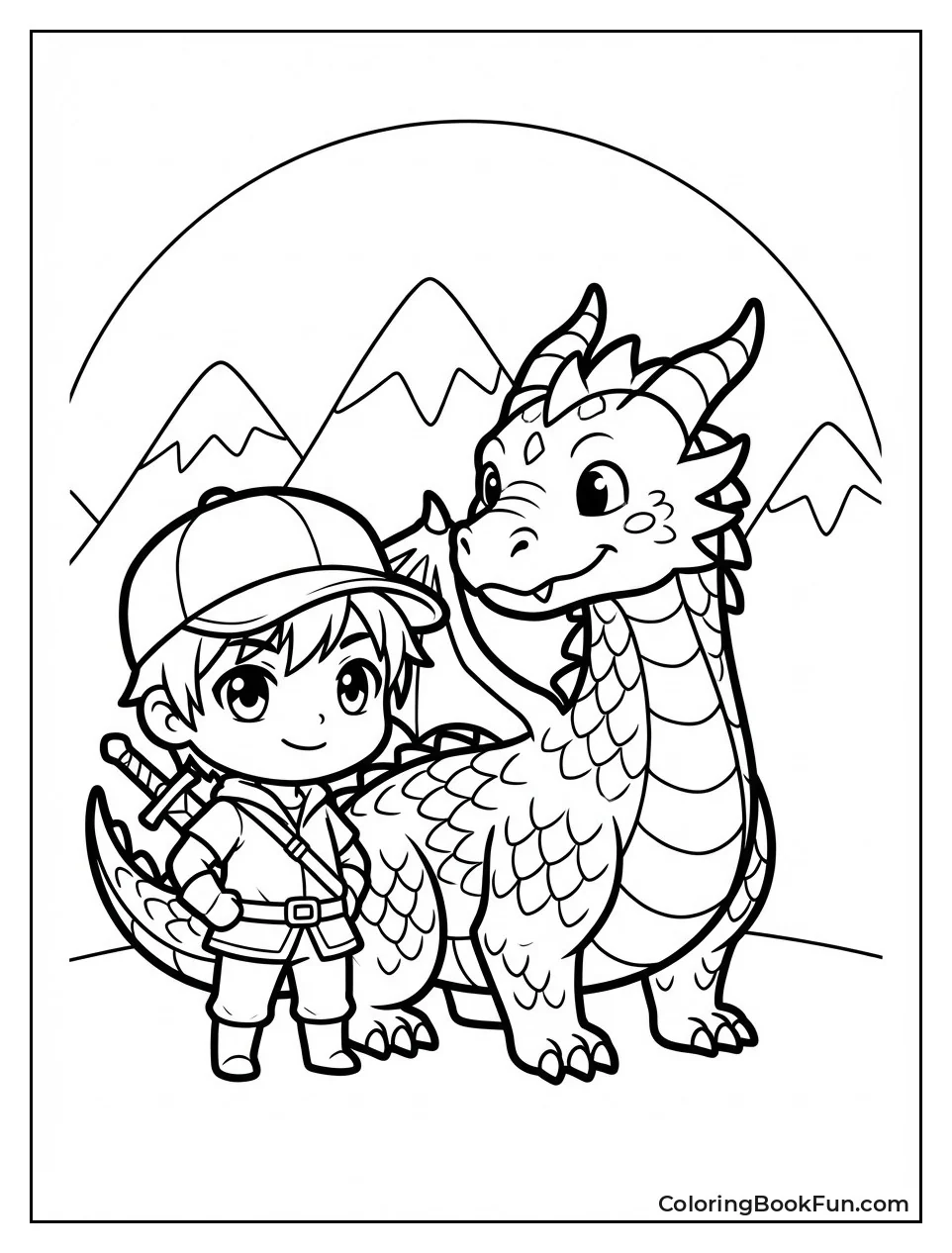 Brave Tamer with Giant Dragon