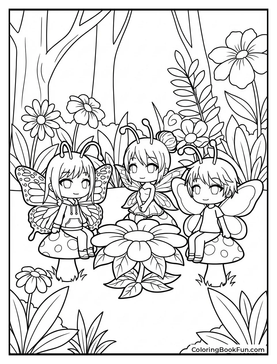 Fairies Tea Party Forest