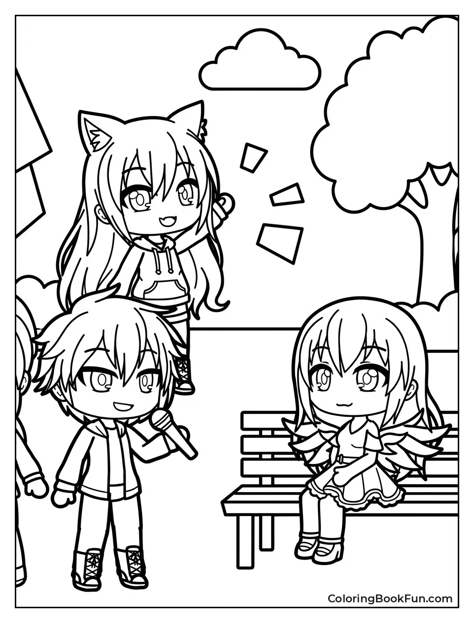 Custom Gacha Characters Posing