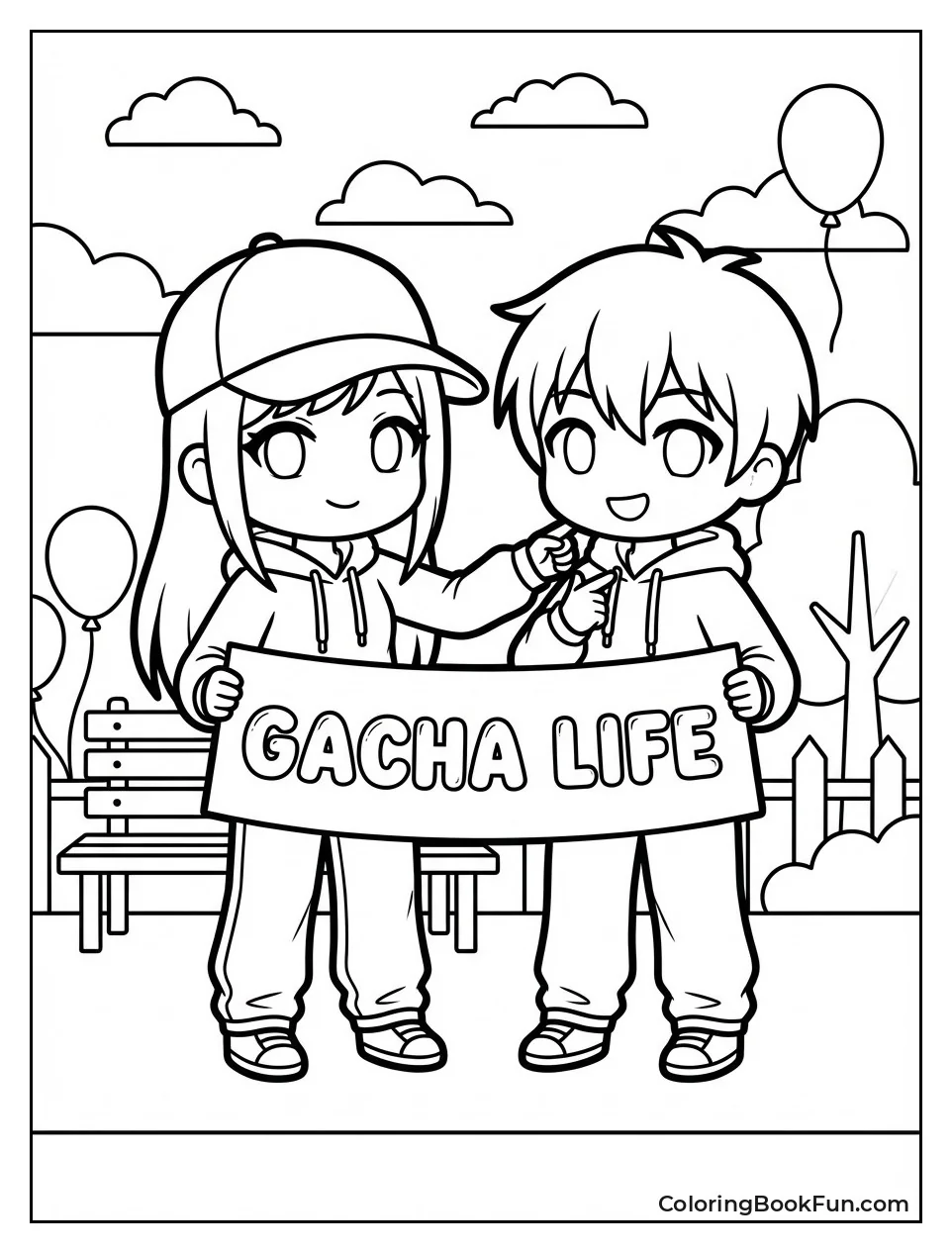 Girl and Boy Playing Together