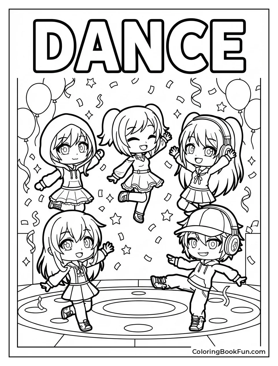 Group Dances with Confetti