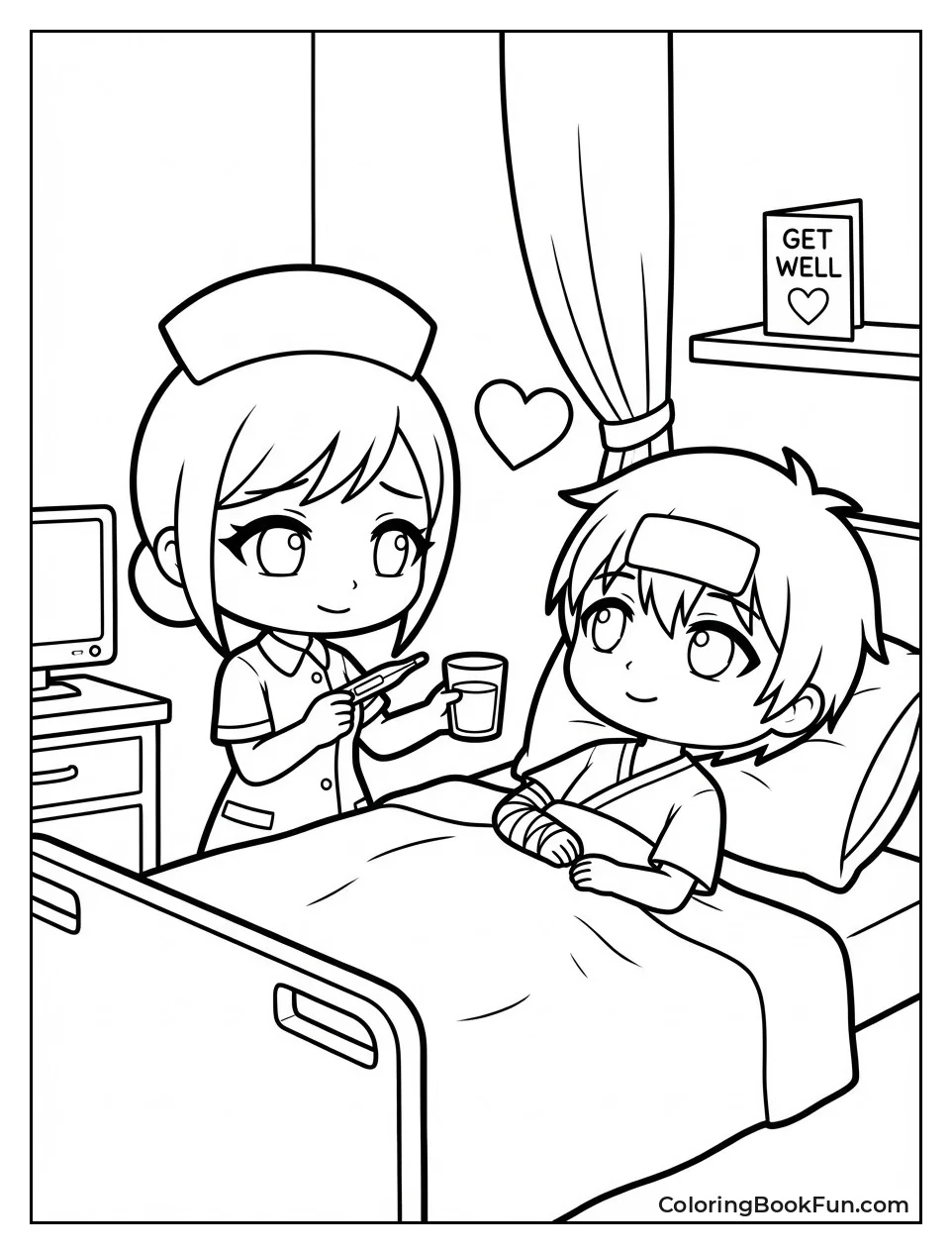 Nurse Helps Injured Friend