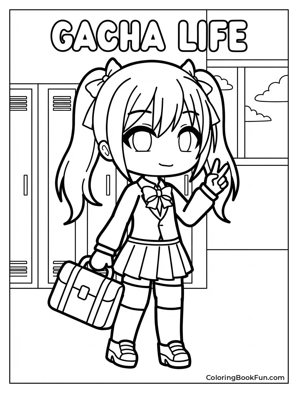 School Girl in Uniform