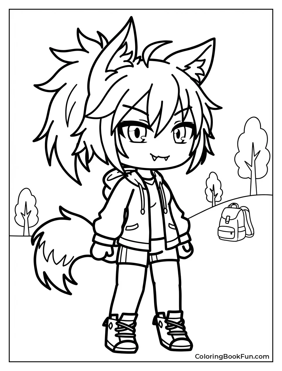 Tomboy Wolf Girl Adventuring