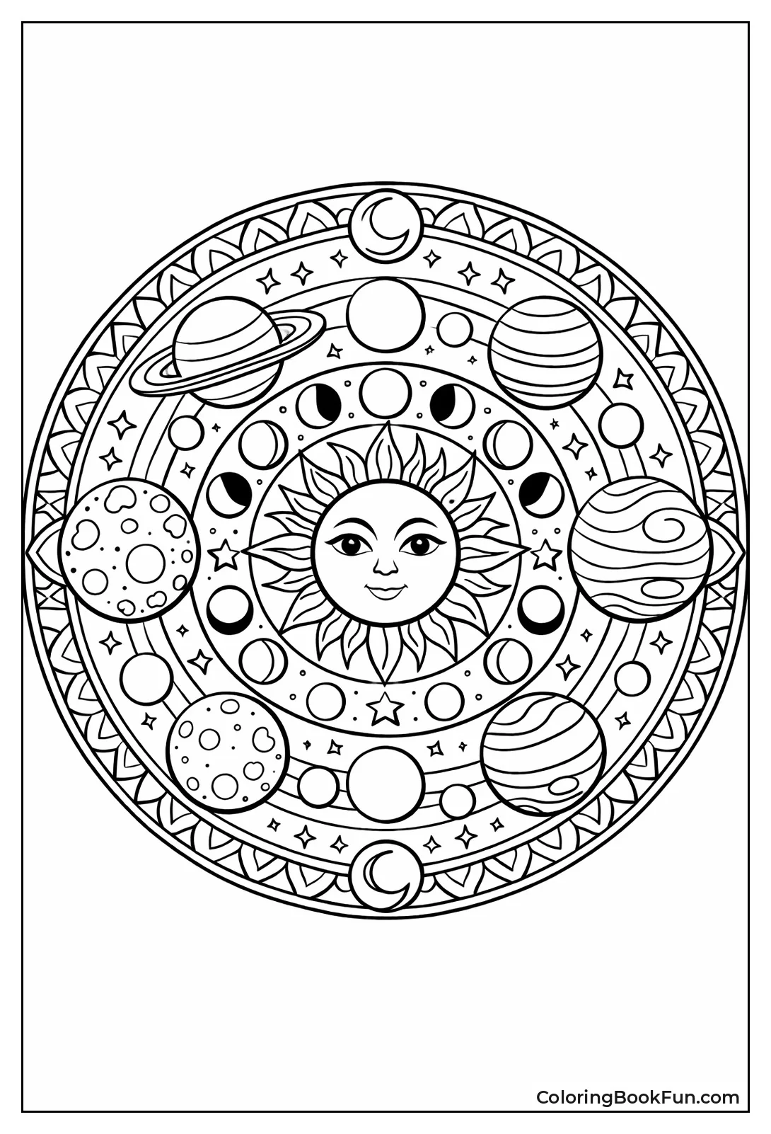 Planets Orbit Sun Core