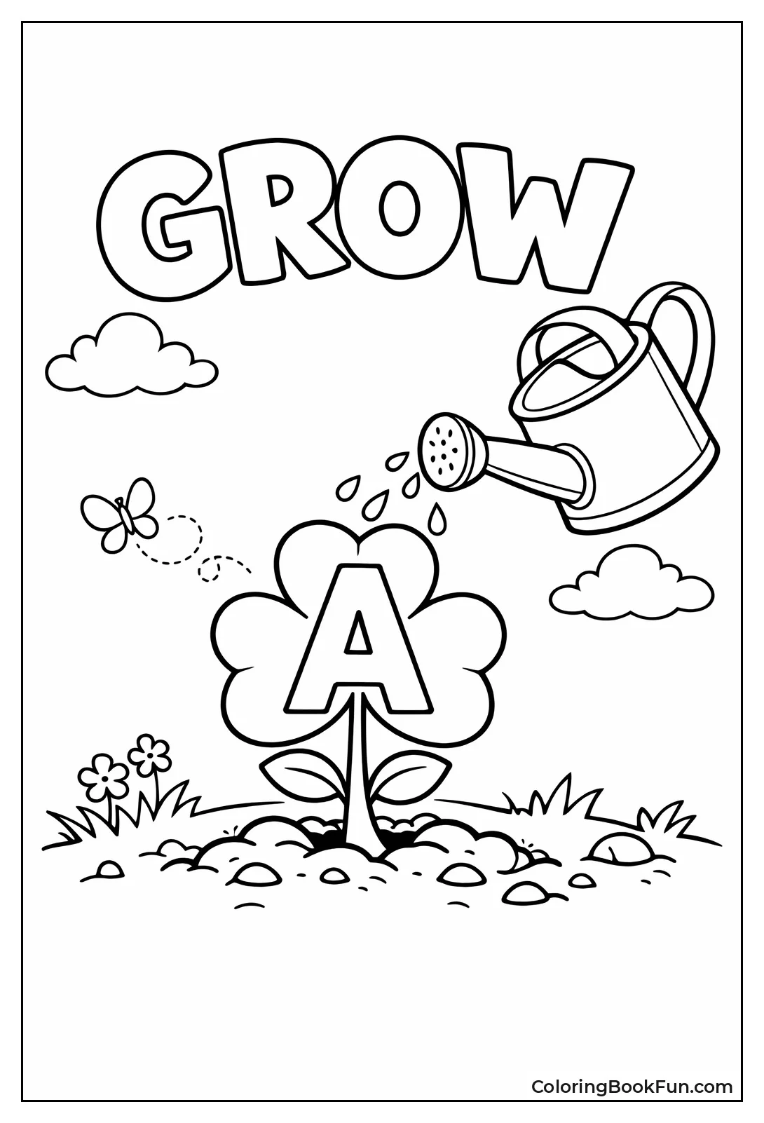 Water Grows Letter Shamrock