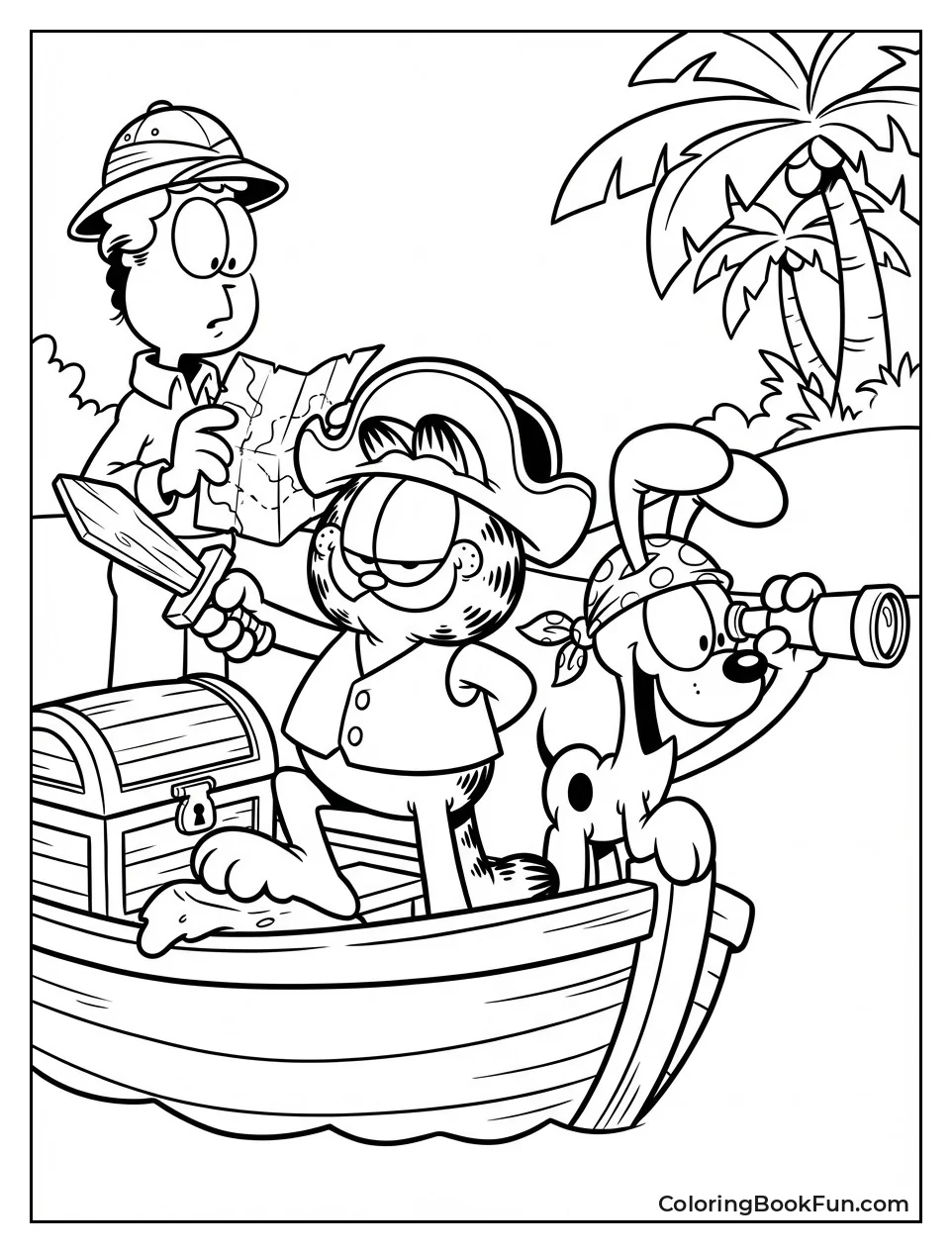 Garfield Adventures with Friends