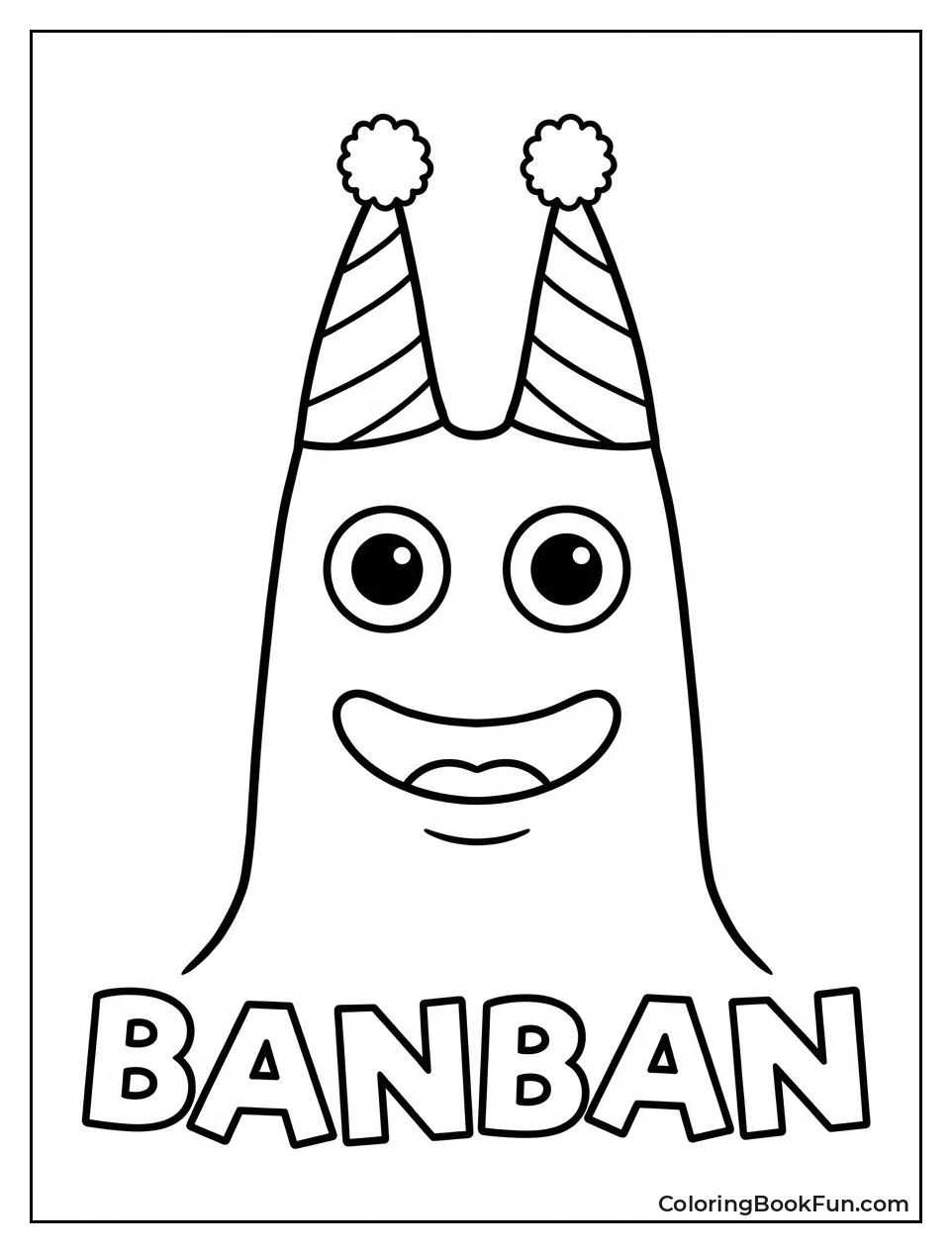 Smiling Banban Wears Hats