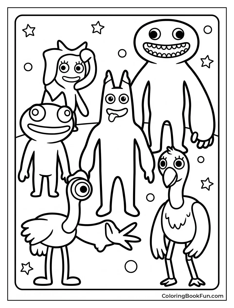 Cartoon Banban with Big Features