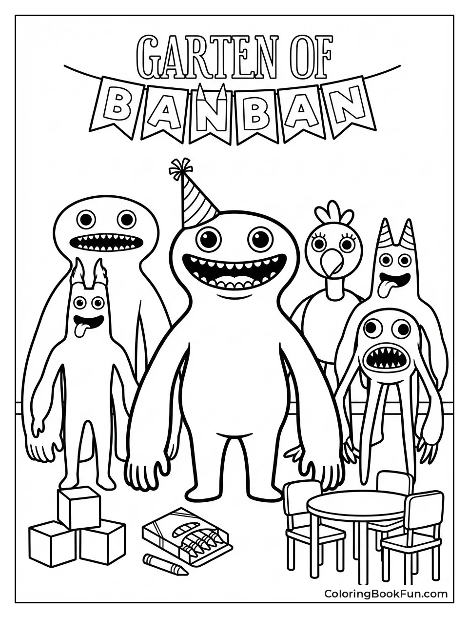 Vibrant Characters in Kindergarten