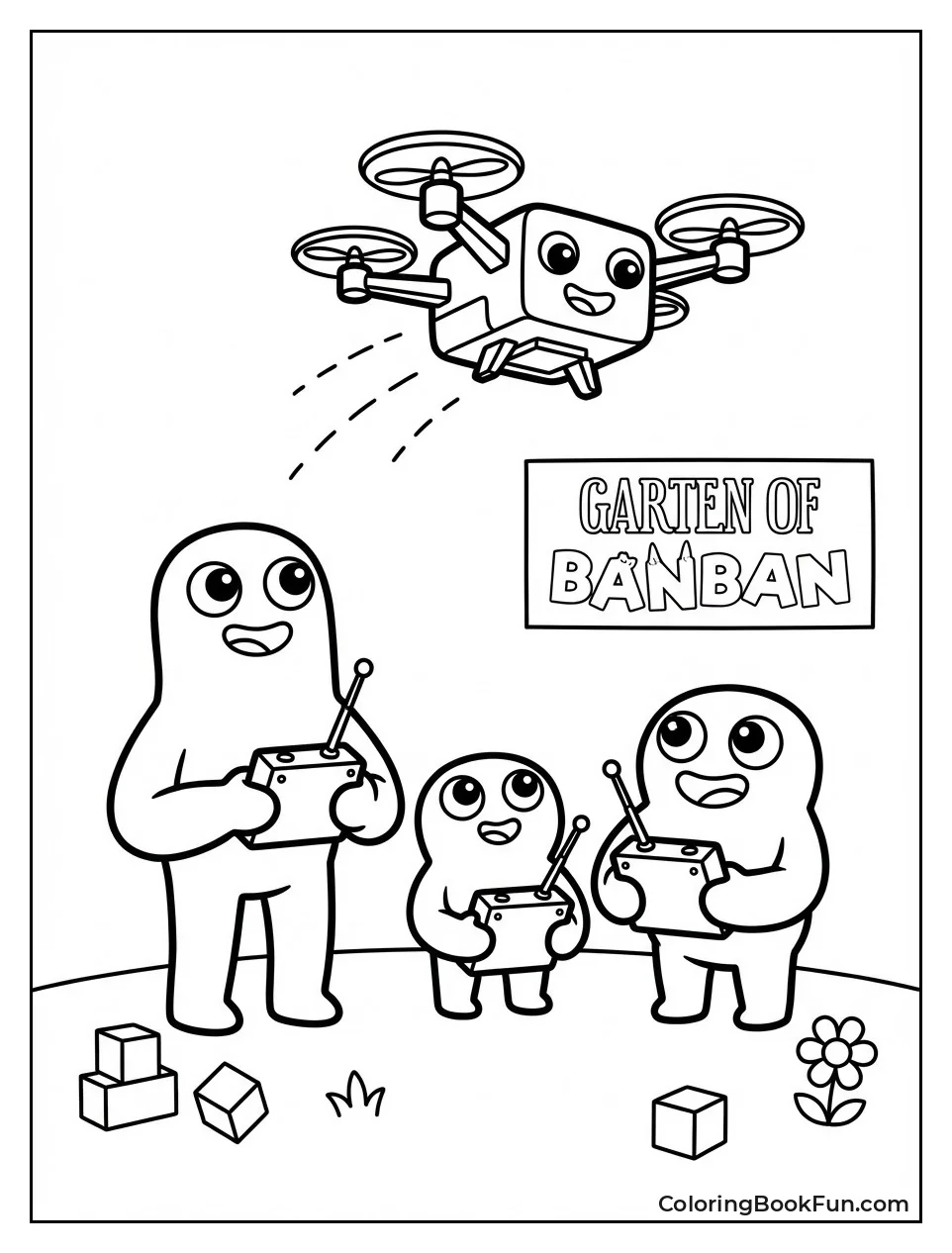 Drone Flies with Pals