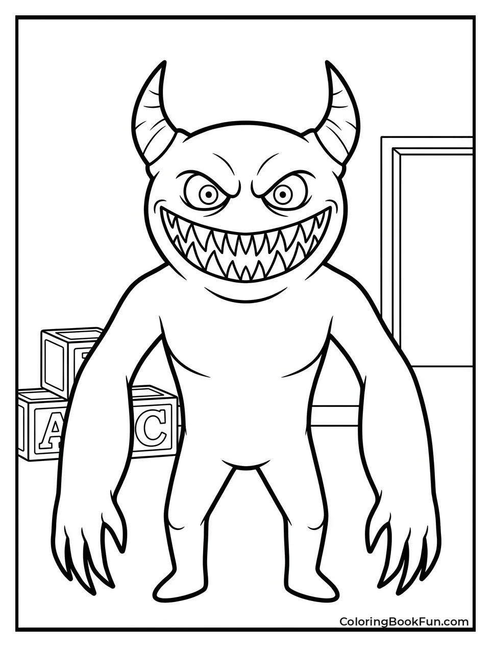 Hellish Banban Shows Teeth