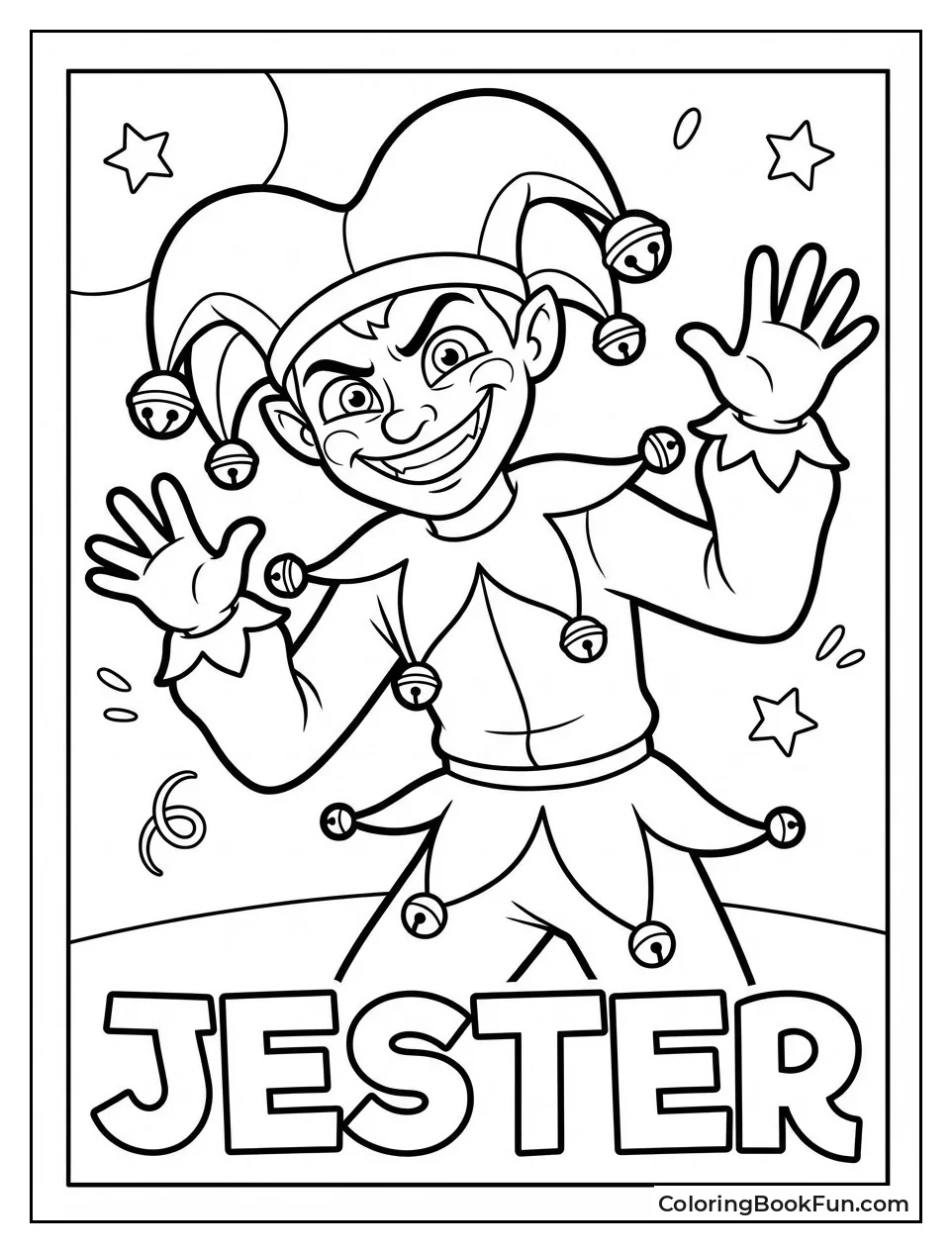 Mischievous Jester with Jingly Bells