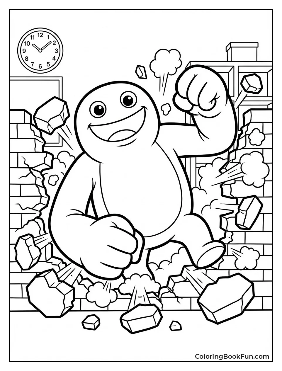 Jumbo Josh Smashes Wall