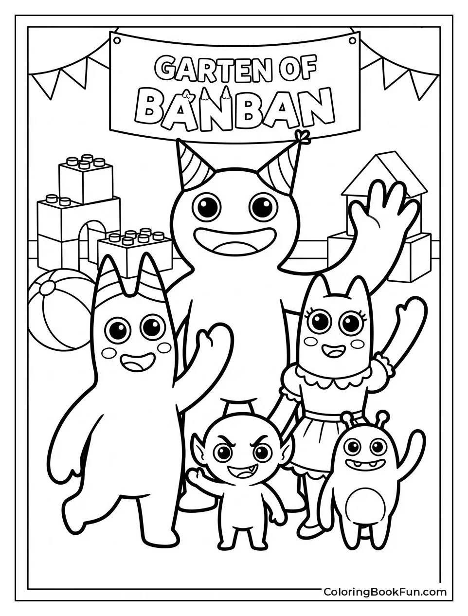 Chibi Monsters Pose Cutely