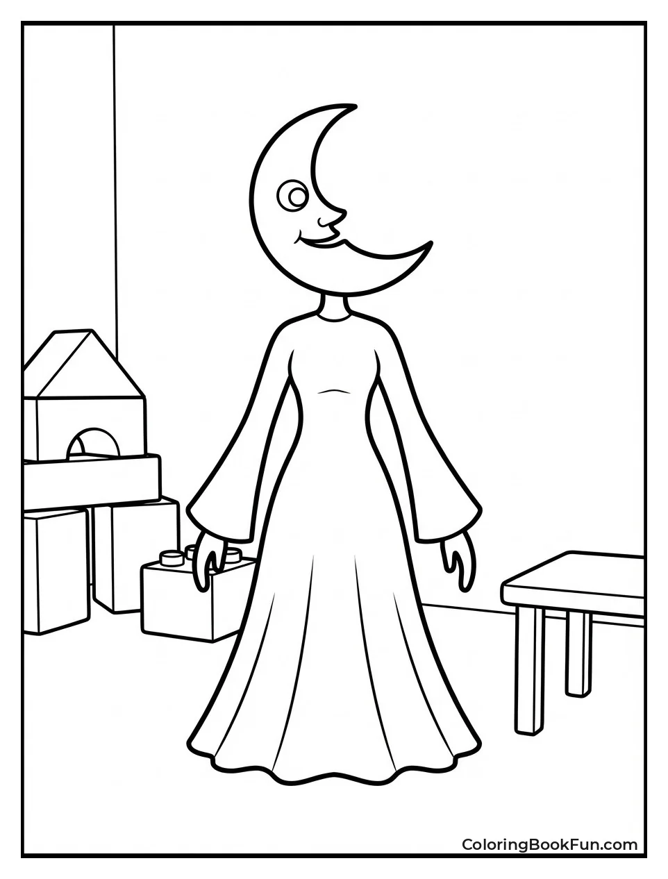 Elegant Miss Luna Monster