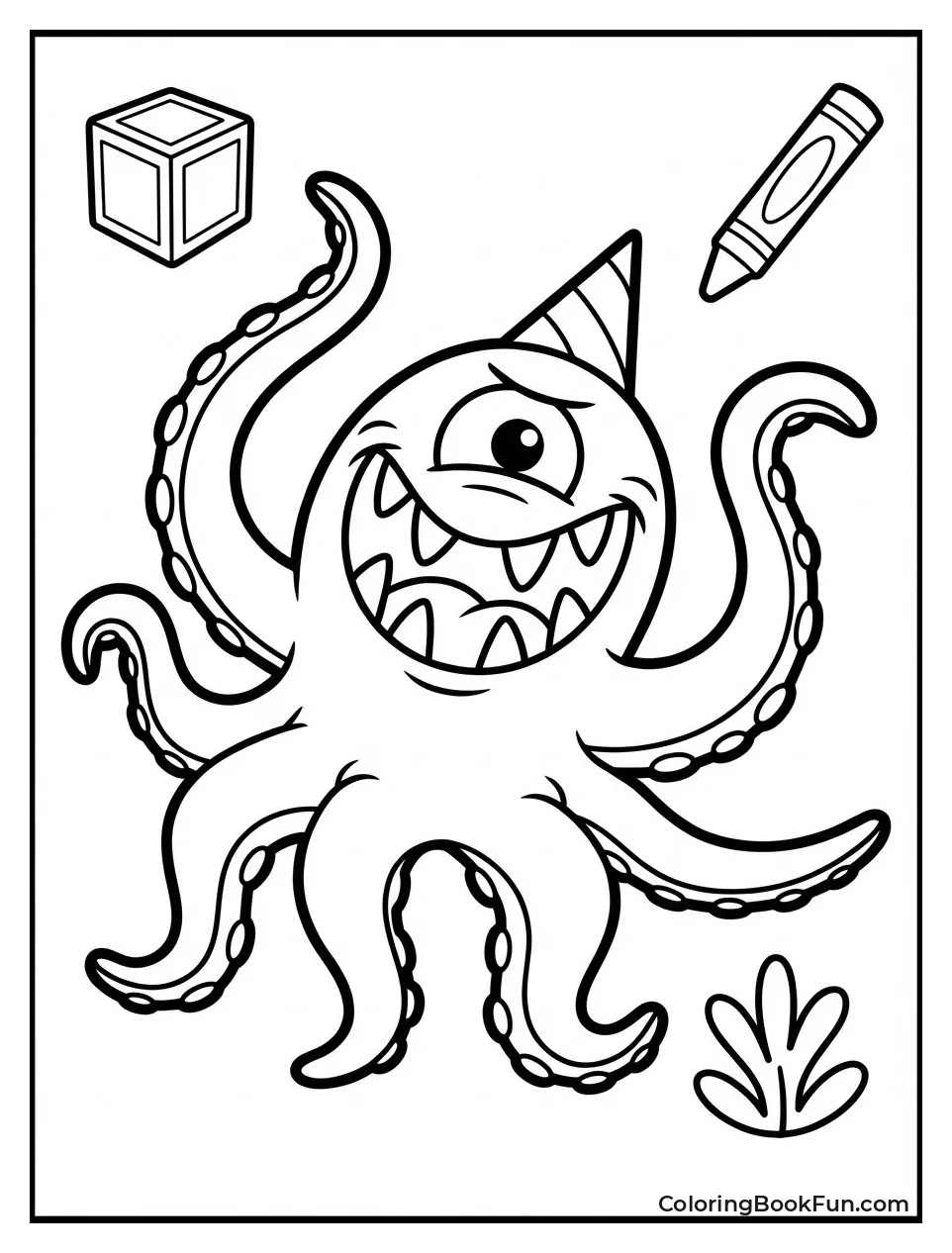 Blue Nabnab with Sharp Teeth