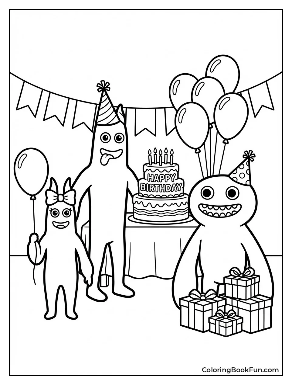 Banban Enjoys Birthday Party