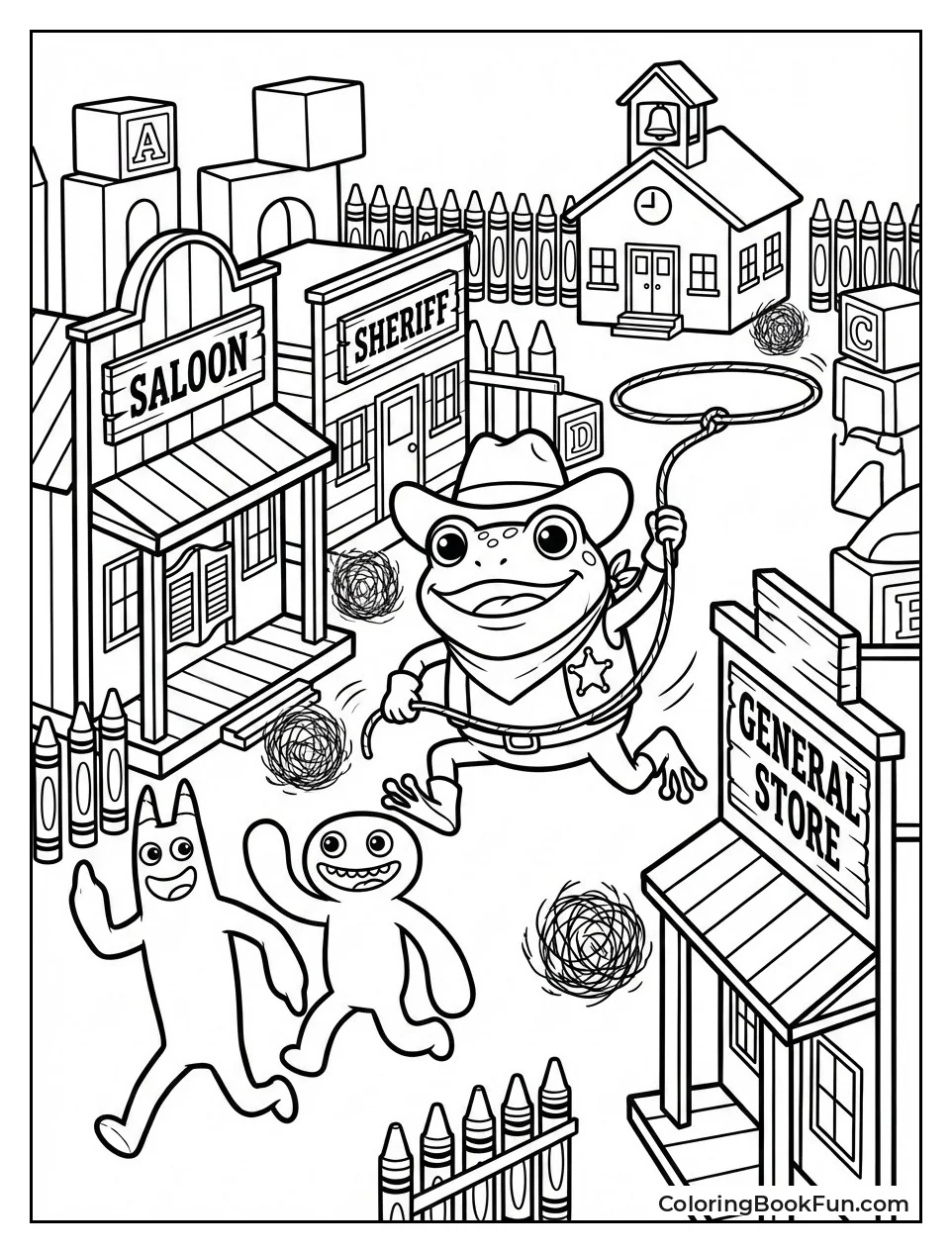 Sheriff Toadster Chases Monsters