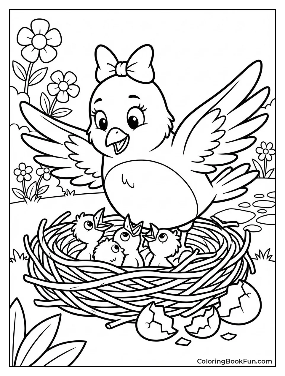 Tarta Bird Guards Nest