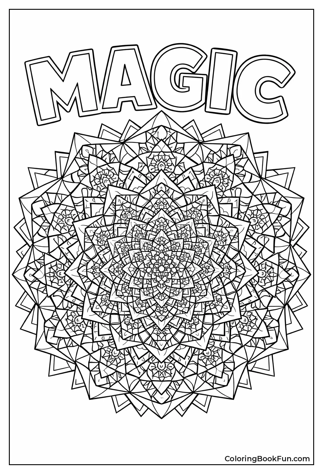 Fractal Patterns Repeat in Mandala