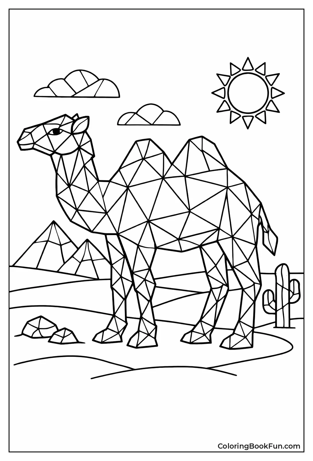 Geometric Triangle Camel