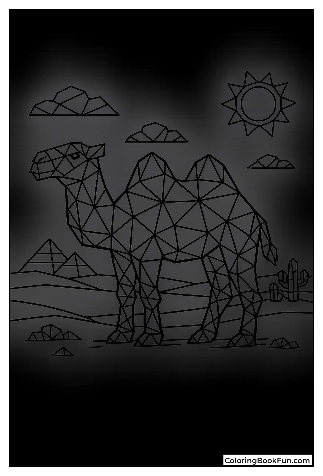 Geometric Triangle Camel