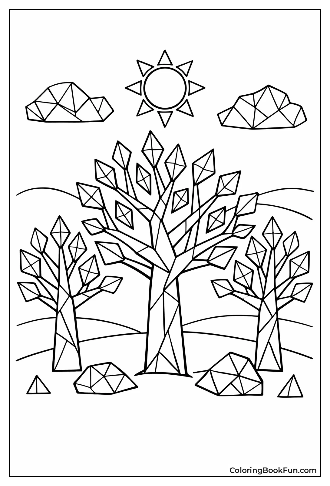 Crystal Trees Grow Sharp Branches