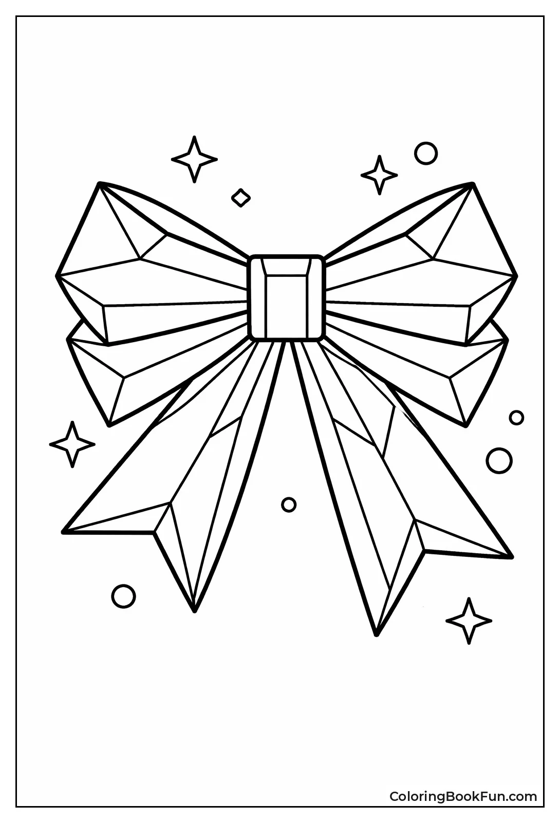 Sharp Geometric Modern Bow