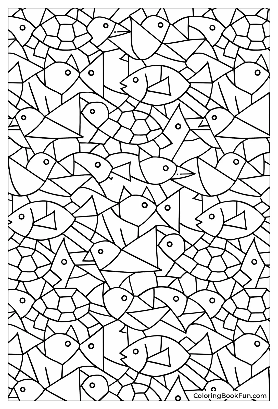 Escher Shapes Tessellate without Gaps