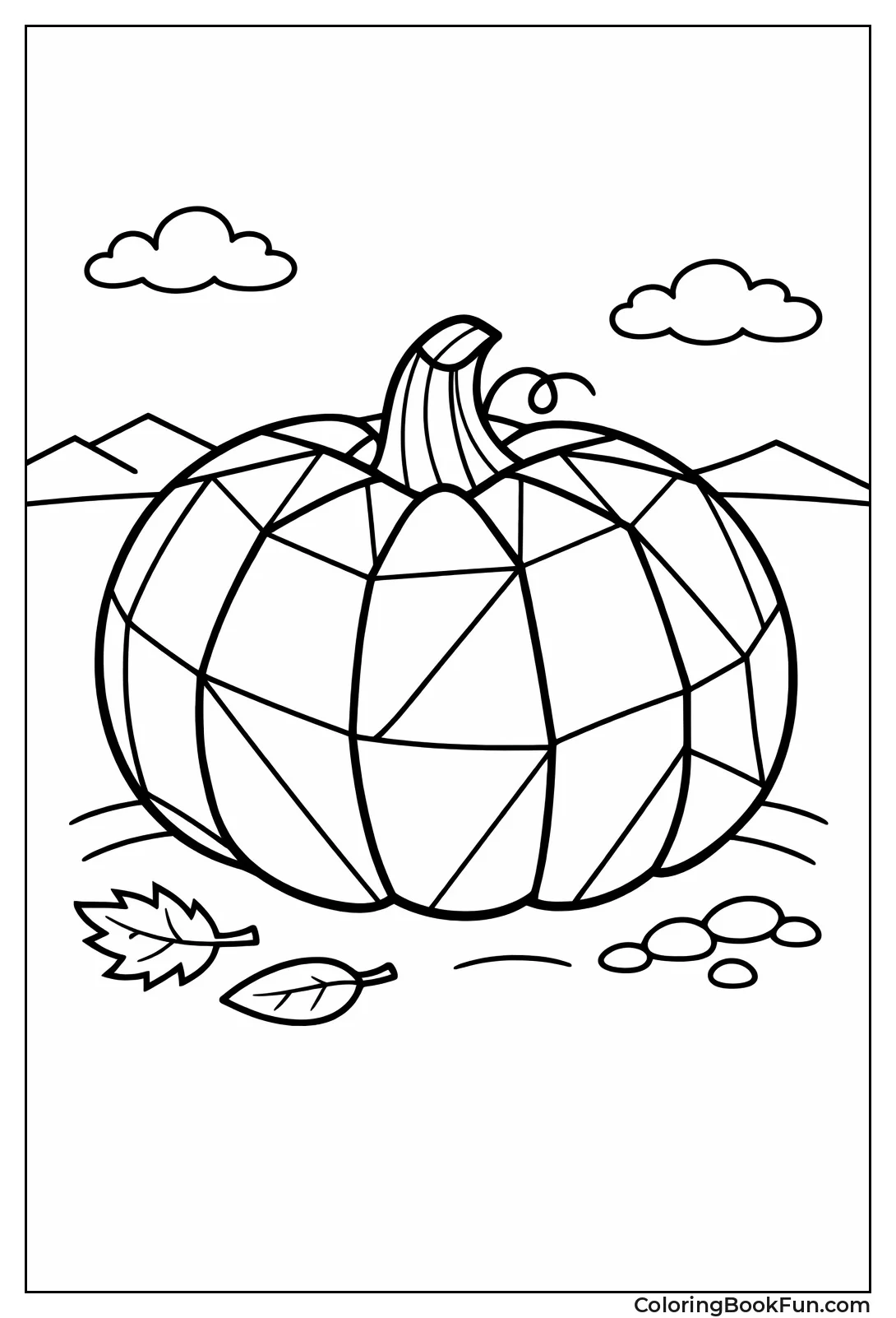 Geometric Pumpkin Sections