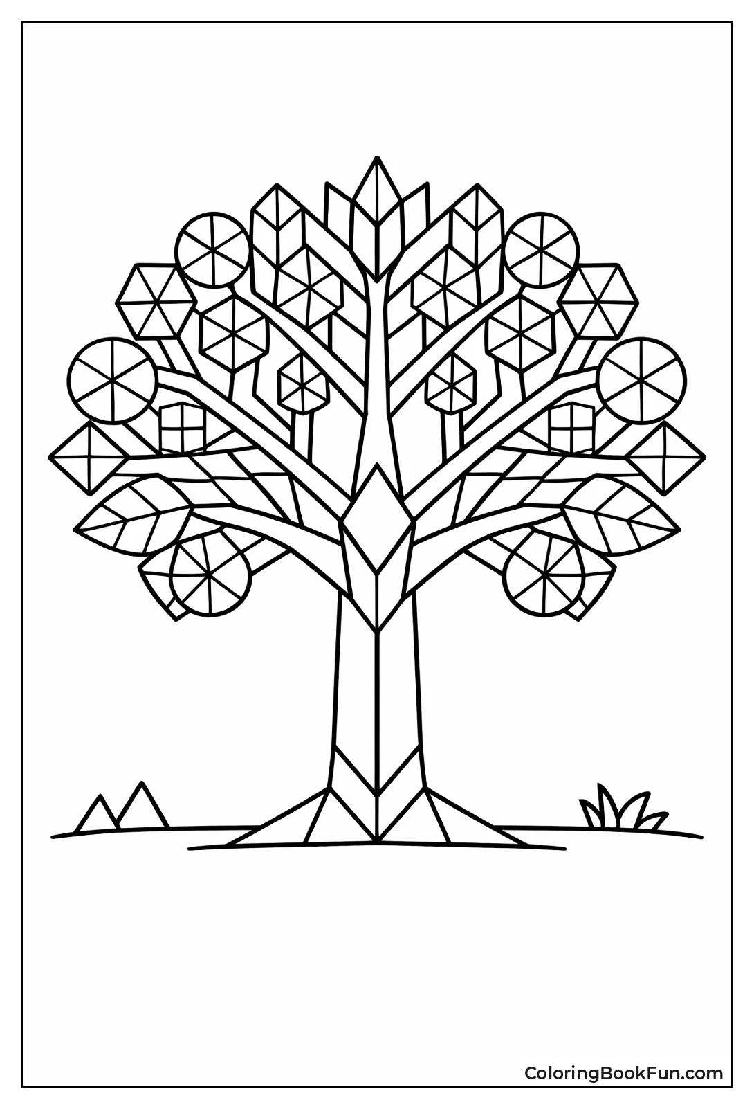 Tree Branches Mirror Perfect Symmetry